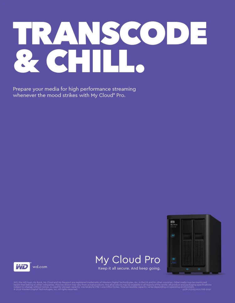 WD My Cloud Pro Transcode Campaign – Send A Clear Message